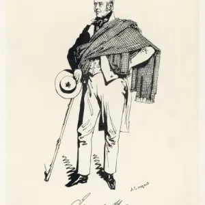 James Hogg Print - Scottish Poet Portrait James Hogg Print - Scottish Poet Portrait