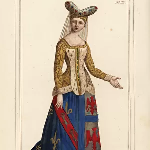 Jeanne de Montagu, wife of Jacques de Bourbon