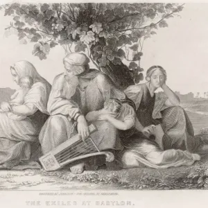 Jews in Captivity - Print of Nebuchadnezzar's Exile Jews in Captivity - Print of Nebuchadnezzar's Exile