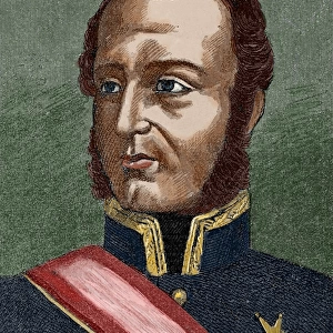 Joaquin Blake Joyes (1759-1827). Spanish military. Colored e