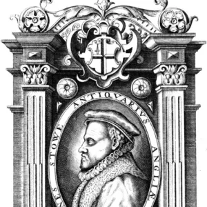 John Stow Print, 16th-century English historian
