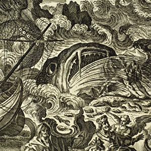 Jonah vomited by the great fish upon the shore