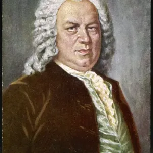 Print of Johann Sebastian Bach Portrait Print of Johann Sebastian Bach Portrait