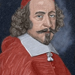 Jules Mazarin (1602-1661). Italian cardinal, diplomat, and p
