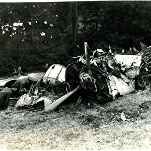 Junkers JU88 shot down at Belmont, Glos, WW2