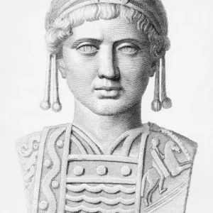 Justinian I Print - Byzantine Emperor Portrait Justinian I Print - Byzantine Emperor Portrait