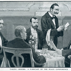 Kaiser as a waiter: a WW1 peace conference imagined, 1915