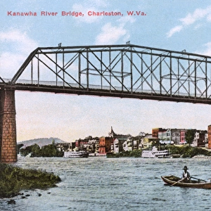 Kanawha River Bridge, Charleston, West Virginia, USA