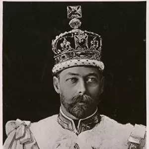 King George V in his Coronation Robes