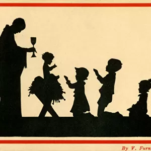 The King Am I - Nativity scene silhouette. Date: 1940s