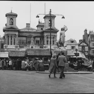 Kingston-Upon-Thames Market Place Print Kingston-Upon-Thames Market Place Print