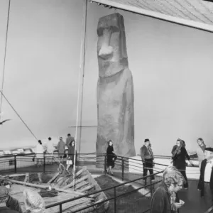 Kon-Tiki Museum Print, Oslo 1960s Kon-Tiki Museum Print, Oslo 1960s