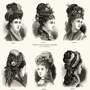 Ladies hats 1875