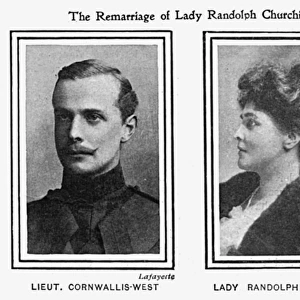 Lady Randolph Churchill marries George Cornwall-West, 1900