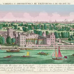 Lambeth Palace C18 View Print