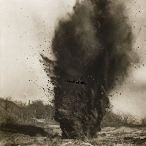 Land Mine explosion 1918