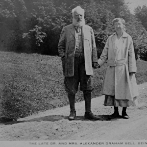 The late Dr and Mrs Alexander Graham Bell
