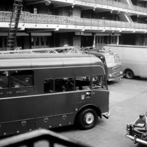 LCC-LFB Fire engines in the HQ drill yard