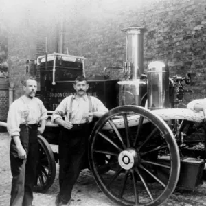 LCC-LFB Shand Mason horse-drawn steam fire engine