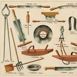 Leather making and tannery tools