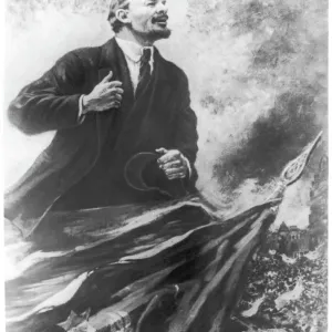 Print of Lenin Making Speech Print of Lenin Making Speech
