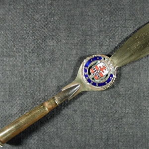 Letter opener with the Coat of Arms of Ypres
