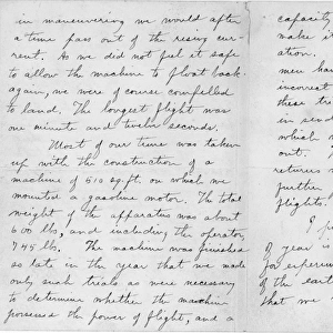 Letter from Wilbur Wright to Lawrence Hargrave