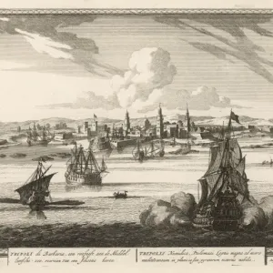 Libya Print: Tarabulus as Sham, Tripoli Port Libya Print: Tarabulus as Sham, Tripoli Port