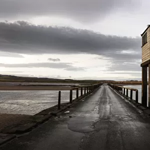 Lindisfarne tide haven offering shelter to people cut off