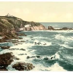 Lizard Point, Cornwall Print, Late 19th Century Lizard Point, Cornwall Print, Late 19th Century