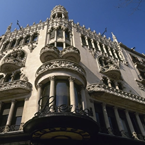 Lleo Morera House. Barcelona. Catalonia. Spain