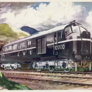LMS Diesel Loco 10000 Print LMS Diesel Loco 10000 Print