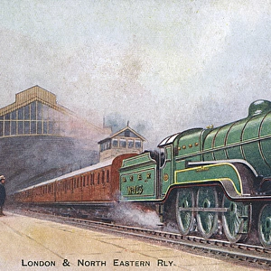 LNER 123 railway engine, Marylebone Station, London