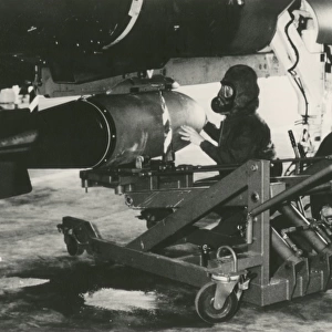 Loading of weapons on the Tornado aircraft