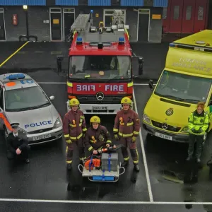 London Fire Brigade Multi Service Emergency Vehicles Print London Fire Brigade Multi Service Emergency Vehicles Print