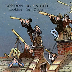 London by Night - Looking for Zeppelins