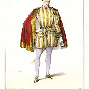 Louis Lacressonniere as La Mole in La Reine Margot, 1847