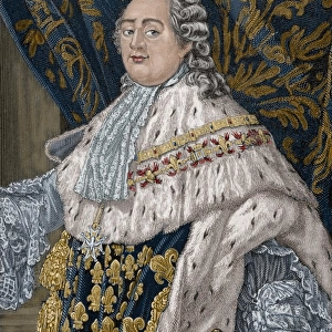 Louis XVI (1754-1793). King of France. Portrait. Engraving