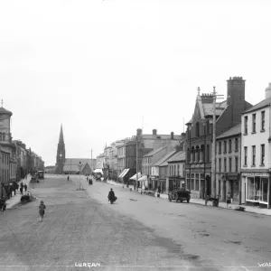 Early 20th Century Lurgan Street Scene Print Early 20th Century Lurgan Street Scene Print