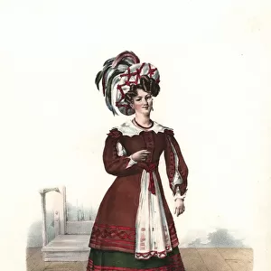 Madame Letellier as Nancy in Robin des Bois, 1824