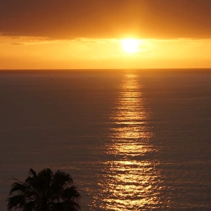 Madeira, Funchal, Ajuda - Sunset over the Atlantic
