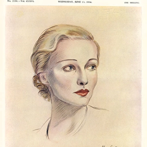 Madeleine Carroll by Olive Snell