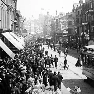 Mafeking Day, Lord Street, Liverpool - early 1900s
