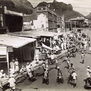 Maidan Square and Main Street, Crater (Kraytar), Aden, WW2