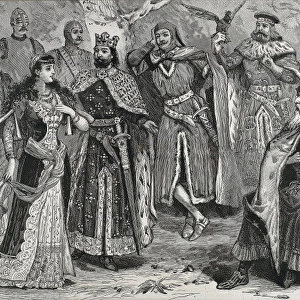 Main characters from the opera Ivanhoe (1891)