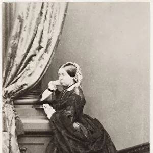 Her Majesty Queen Victoria, from a carte de visite 1858
