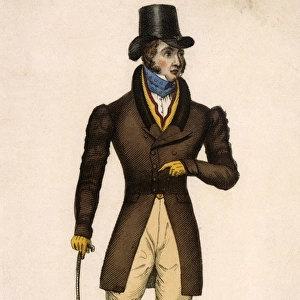 Male Walking Dress 1827