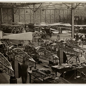 Manufacture Avro 504 biplanes WWI