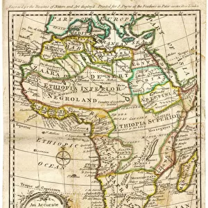 MAP / AFRICA 1763