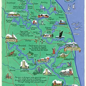 Map - The Broads